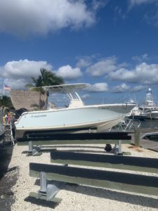 2017 Sailfish 236 Pre Purchase Survey on lift Jupiter Floirda