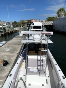 boat survey - center console and tower on albin