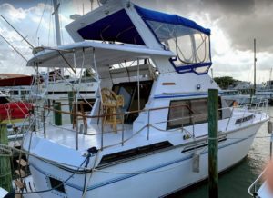 1986 President 37 ready for boat Survey in Fort Pierce  Florida