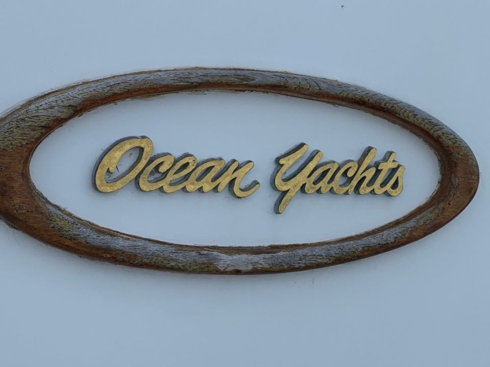 1995 Ocean yacht 42 - St Augustine Marine Surveyor - Ocean yacht logo